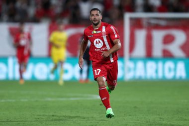 Gianluca Caprari of Ac Monza during the Coppa Italia match beetween Ac Monza and Frosinone Calcio at U-Power Stadium on August 7, 2022 in Monza, Italy .