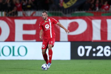 Carlos Augusto of Ac Monza during the Coppa Italia match beetween Ac Monza and Frosinone Calcio at U-Power Stadium on August 7, 2022 in Monza, Italy .