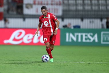 Marco D'Alessandro of Ac Monza during the Coppa Italia match beetween Ac Monza and Frosinone Calcio at U-Power Stadium on August 7, 2022 in Monza, Italy .