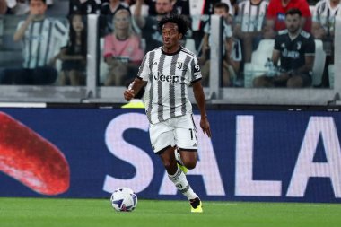 Juan Cuadrado of Juventus Fc during the  Serie A match beetween Juventus Fc and Us Sassuolo at Allianz Stadium on August 14, 2022 in Torino, Italy .