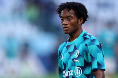 Juan Cuadrado of Juventus Fc during the  Serie A match beetween Juventus Fc and Us Sassuolo at Allianz Stadium on August 14, 2022 in Torino, Italy .