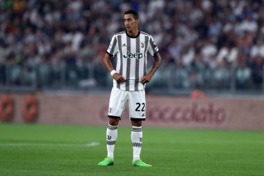Angel Di Maria of Juventus Fc during the  Serie A match beetween Juventus Fc and Us Sassuolo at Allianz Stadium on August 14, 2022 in Torino, Italy .