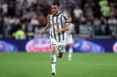 Filip Kostic of Juventus Fc during the  Serie A match beetween Juventus Fc and Us Sassuolo at Allianz Stadium on August 14, 2022 in Torino, Italy .