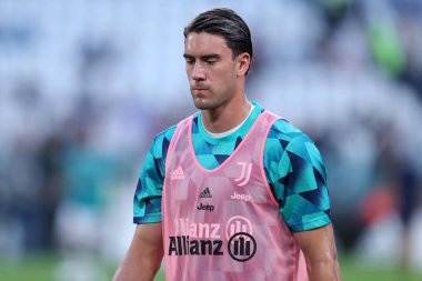 Dusan Vlahovic of Juventus Fc during the  Serie A match beetween Juventus Fc and Us Sassuolo at Allianz Stadium on August 14, 2022 in Torino, Italy .
