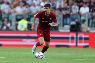 Roger Ibanez of As Roma  during the Serie A match between Juventus Fc and As Roma.