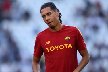 Chris Smalling of As Roma  during the Serie A match between Juventus Fc and As Roma.