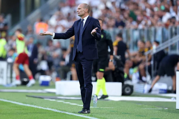 Massimiliano Allegri Head Coach Juventus Serie Match Juventus Roma — Stock Photo, Image