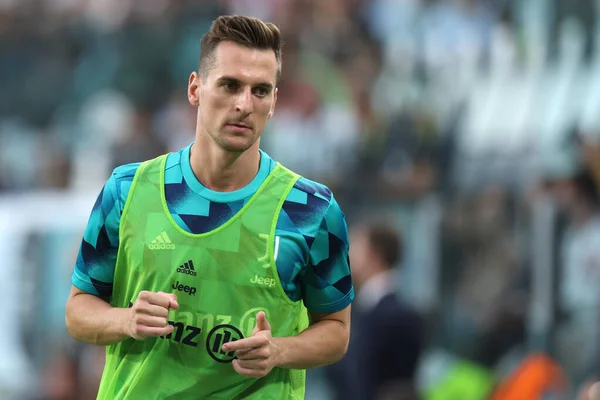 Arkadiusz Milik Juventus Serie Match Juventus Roma — Stockfoto