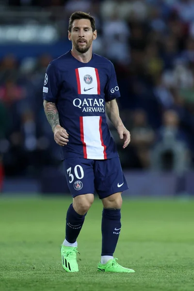 Lionel Messi Paris Saint Germain Durante Jogo Liga Dos Campeões — Fotografia de Stock