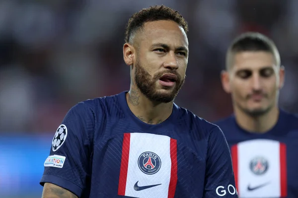 Neymar Silva Του Παρισιού Saint Germain Κατά Διάρκεια Του Uefa — Φωτογραφία Αρχείου