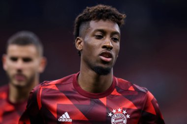 FC Bayern Münih 'ten Kingsley Coman Uefa Şampiyonlar Ligi C Grubu karşılaşmasında Fc Internazionale ve FC Bayern Münih arasında 7 Eylül 2022 tarihinde Milano İtalya' da Stadio Giuseppe Meazza 'da oynandı. .