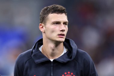 FC Bayern Münih takımından Benjamin Pavard 7 Eylül 2022 'de Milano İtalya' da oynanan Uefa Şampiyonlar Ligi C Grubu karşılaşmasında Fc Internazionale ile FC Bayern Münih Stadyumu 'nda karşılaştı. .