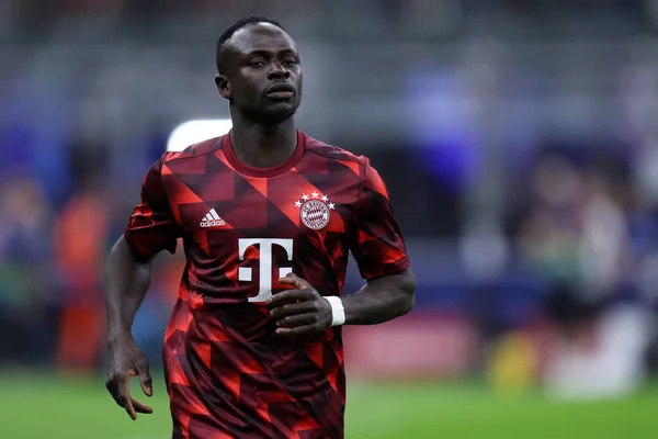 Sadio Mane Del Bayern Munich Durante Partido Uefa Champions League — Foto de Stock