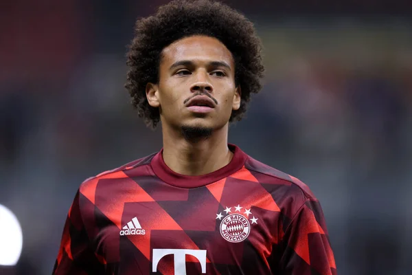 FC Bayern Münih takımından Leroy Sane 7 Eylül 2022 tarihinde Milano İtalya 'da oynanan Uefa Şampiyonlar Ligi C Grubu karşılaşmasında Fc Internazionale ile FC Bayern Münih Stadyumu' nda karşılaştı. .