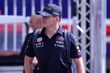 Monza, İtalya. 8-11 Eylül 2022. İtalya F1 Grand Prix 'sinde Kızıl Boğa Yarışından Max Verstappen,