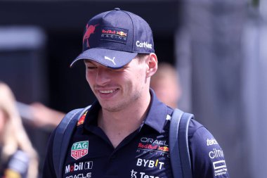 Monza, İtalya. 8-11 Eylül 2022. İtalya F1 Grand Prix 'sinde Kızıl Boğa Yarışından Max Verstappen,