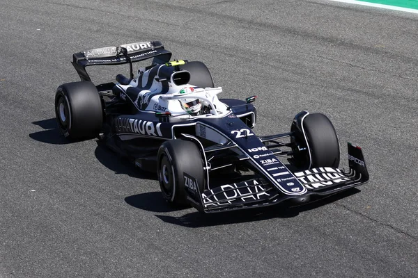 モンツァ イタリア 2022年9月8日 11日 イタリアF1グランプリに出場したアルファトーリの角田友紀 — ストック写真