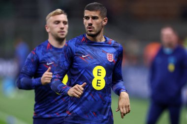 23 Eylül 2022 tarihinde İtalya 'nın Milano kentinde oynanan UEFA Uluslar Ligi Ligi A Grubu maçında İngiltere' den Conor Coady ile İtalya arasında oynanan 3..
