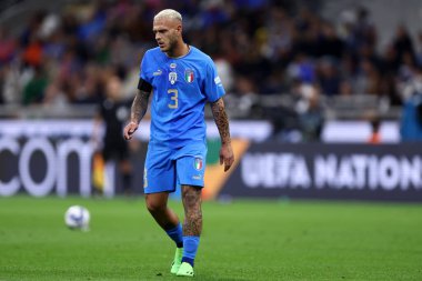 İtalya Federico Dimarco UEFA Uluslar Ligi Ligi A Grubu 'nda İtalya ile İngiltere arasında 23 Eylül 2022' de İtalya 'nın Milano kentinde oynanan 3..