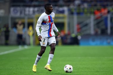 Fc Barcelona takımından Ousmane Dembele, Uefa Şampiyonlar Ligi C Grubu maçında Fc Internazionale ve Fc Barcelona arasında 4 Ekim 2022 tarihinde Milano İtalya 'da oynanan Stadio Giuseppe Meazza' da oynanmıştır. .