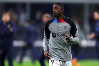 Fc Barcelona takımından Ousmane Dembele, Uefa Şampiyonlar Ligi C Grubu maçında Fc Internazionale ve Fc Barcelona arasında 4 Ekim 2022 tarihinde Milano İtalya 'da oynanan Stadio Giuseppe Meazza' da oynanmıştır. .