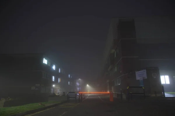 Sheffield Reino Unido Novembro 2020 Alojamento Hospitalar Hallamshire Noite Com — Fotografia de Stock