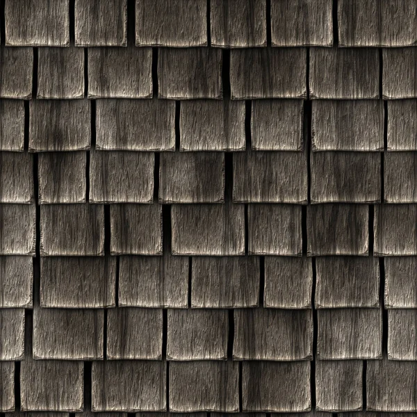 Wooden Old Brown Roof Seamless Pattern High Resolution — Stock Photo, Image