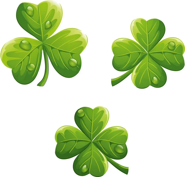 Vector object to the St. Patrick's Day Clover-EPS10 — Stock Vector