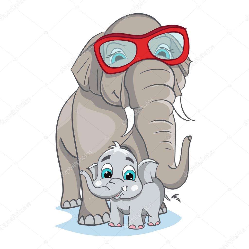 Vektorgrafiken Mother Elephant Vektorbilder Mother Elephant Depositphotos