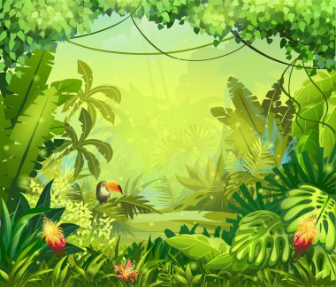Download Jungle Free Vector Eps Cdr Ai Svg Vector Illustration Graphic Art