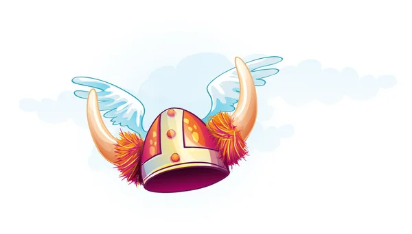 Viking helm — Stockvector