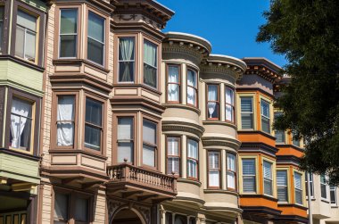 san francisco - renkli evleri