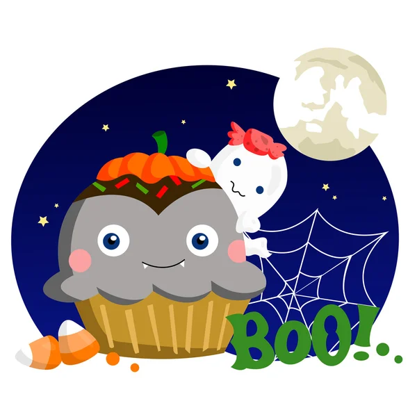 Halloween Boo — Image vectorielle