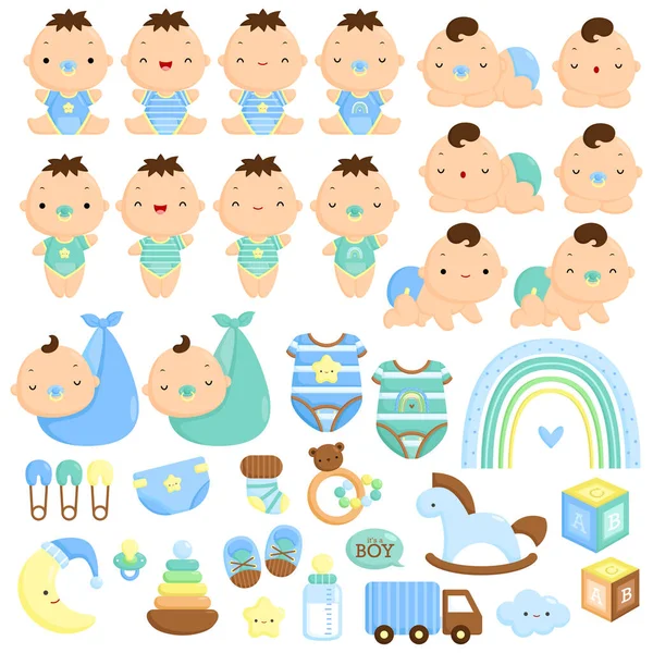 Bir Şirin ve Basit Erkek Bebek Serisi