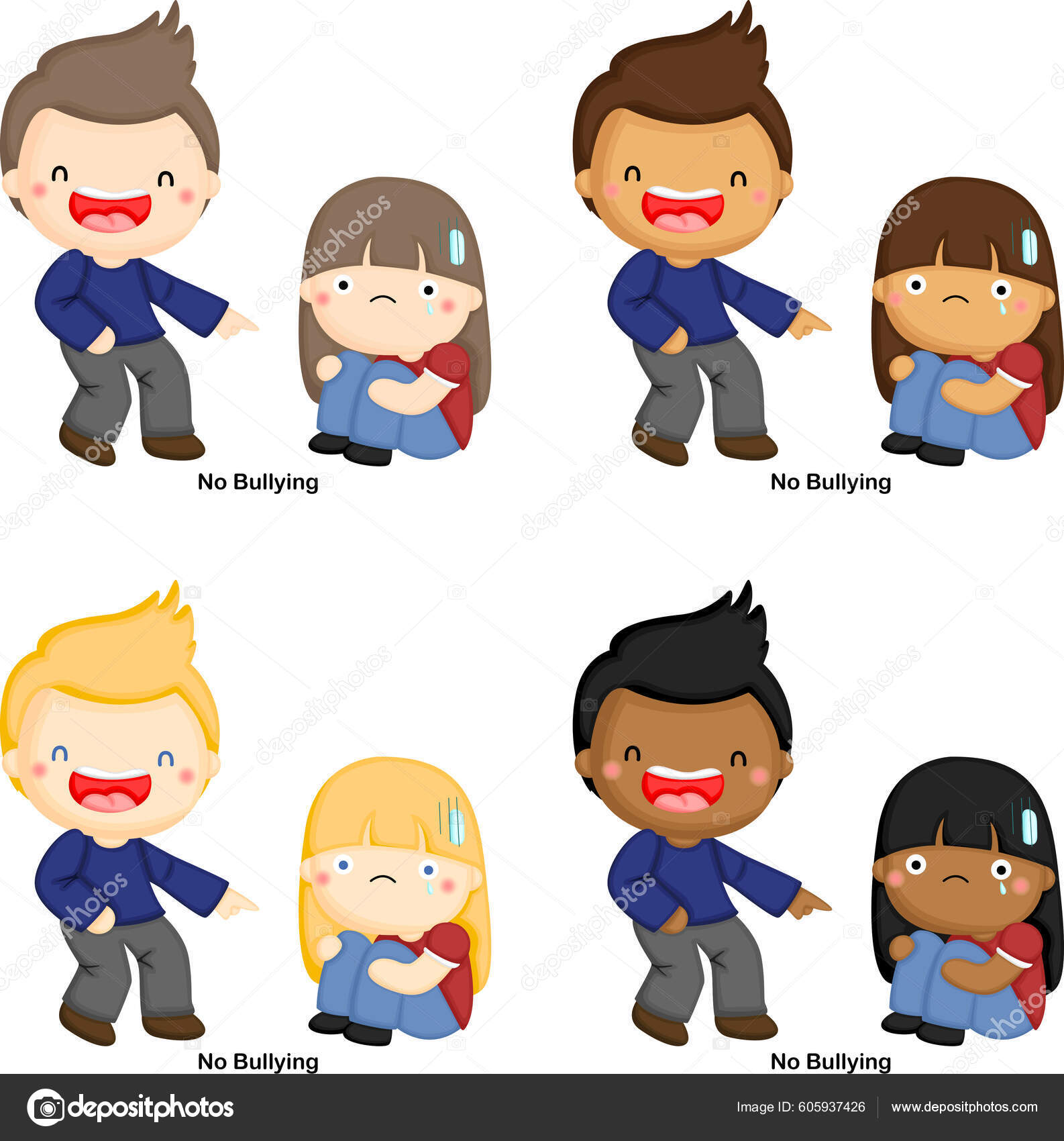 Mean cartoon bully boy Vector Art Stock Images | Depositphotos Mean cartoon bully boy Vector Art Stock Images | Depositphotos