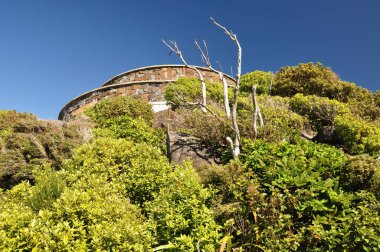 Bluff Hill Gözcü Noktası. Napier, Yeni Zelanda 'da bir topçu bataryasına ev sahipliği yapıyor.