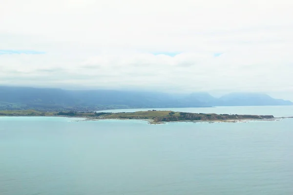 Arial View Kaikoura New Zealand Захоплений Висоти Вертольота — стокове фото