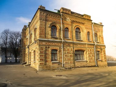 Ukrayna mimarisi Saint Lavra Barok ve Modernist tarzı. Yüksek kalite fotoğraf