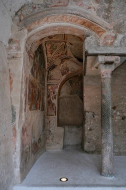 Amalfi, Amalfi Sahili, İtalya - 5 Kasım 2021. Saint Andrew Katedrali (Duomo di San Andreas), Amalfi, Amalfi 'deki Ortaçağ Katolik Katedrali, Salerno ili, Campania ili, İtalya.