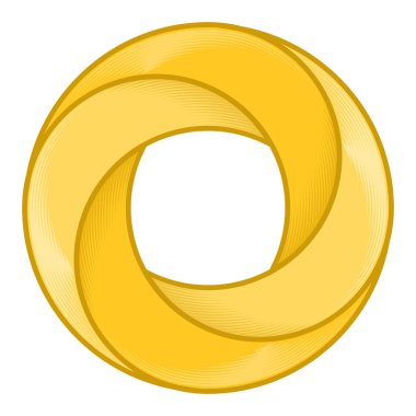 İmkansız geometrik şekil vektör tasarımı