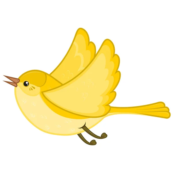 Vogel Flug Cartoon Vektor Design — Stockvektor