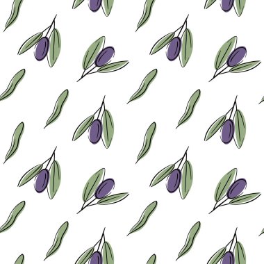 Vektör dekoratif çelenk zeytin dalı. Ambalaj etiketleri için