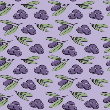 Vektör dekoratif çelenk zeytin dalı. Ambalaj etiketleri için