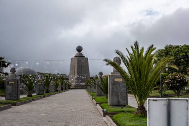 park and stella in 0-equator location near Quito Ecuador 