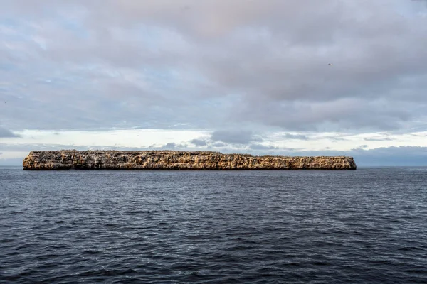 Uninhabited Islands Galapagos Orchipelago Safari Ship Background Sea — Photo