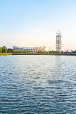 Pekin Olimpiyat Parkı, Çin 'deki Kuş Yuvası ve Linglong Kulesi