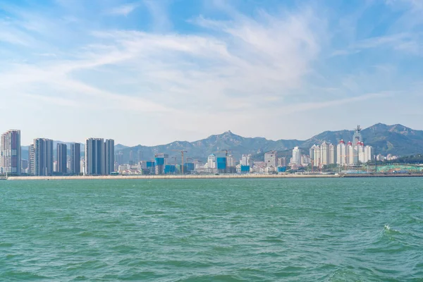 Wyspa Liugong Widokiem Weihai City Weihai Shandong Chiny Wyspa Liugong — Zdjęcie stockowe