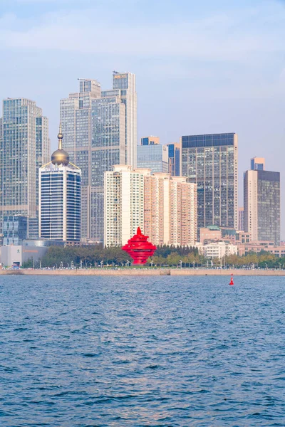 Qingdao Nun Şehir Manzarası Shandong Eyaleti Çin — Stok fotoğraf