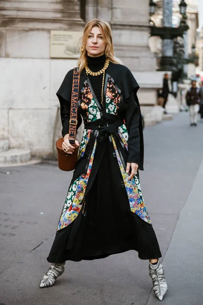 Paris Frankreich September 2019 Ada Kokosar Vor Der Modenschau Von — Stockfoto