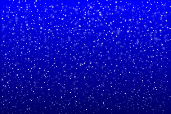 Blauer Schnee Weihnachten Hintergrund — Stockvektor